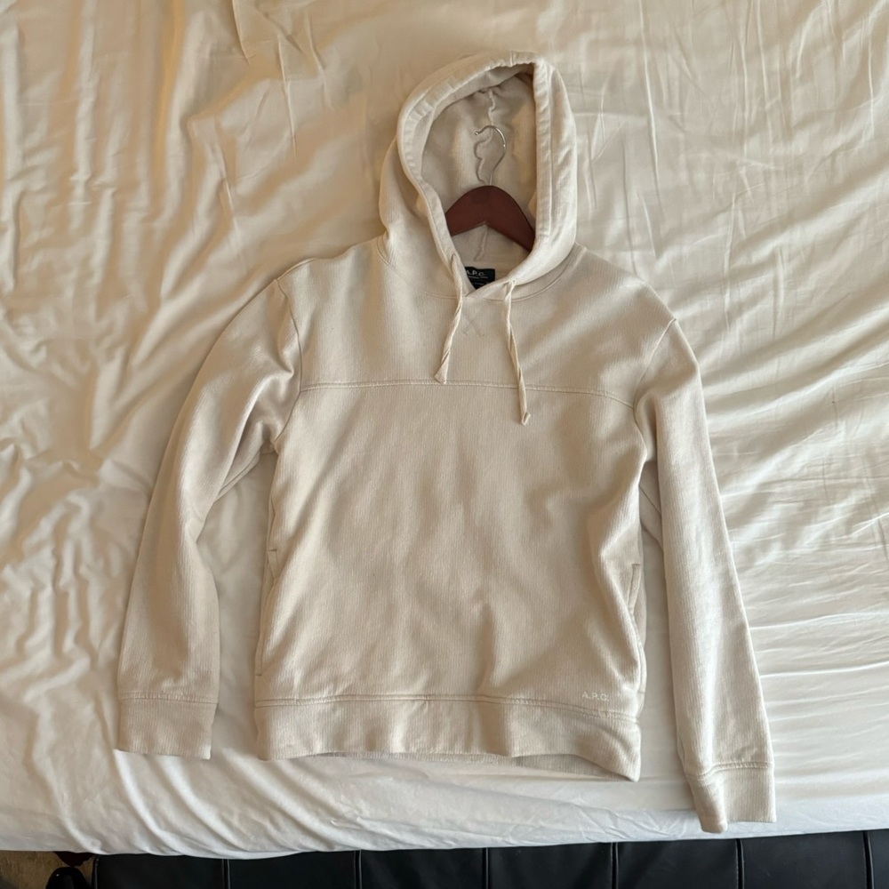 Cream A.P.C. Men’s hoodie